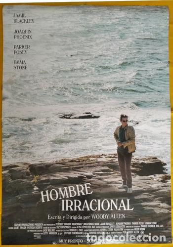 Otros Art&iacute;culos de Coleccionismo en Papel: afiche original hombre irracional woody allen cine