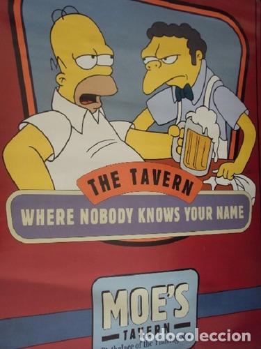 Otros Art&iacute;culos de Coleccionismo en Papel: poster simpsons la taberna de moe