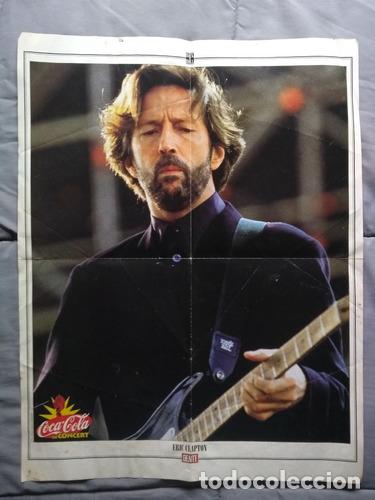 Otros Art&iacute;culos de Coleccionismo en Papel: poster eric clapton coca cola in concert revista gente
