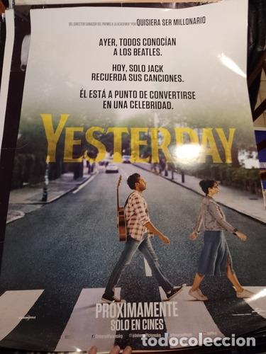 Otros art&iacute;culos de coleccionismo en papel: yesterday danny boyle the beatles poster la plata