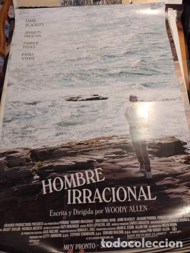 Otros Art&iacute;culos de Coleccionismo en Papel: hombre irracional woody allen poster la plata