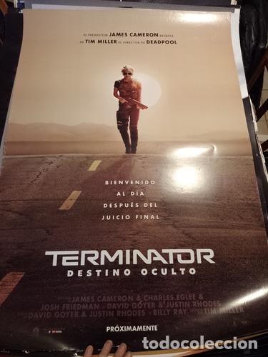 Otros Art&iacute;culos de Coleccionismo en Papel: terminator destino oculto poster la plata