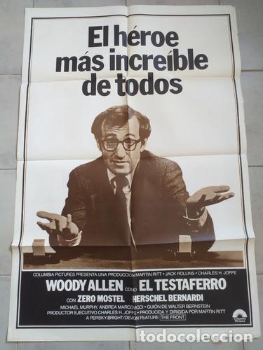 Otros Art&iacute;culos de Coleccionismo en Papel: poster afiche cine el testaferro woody allen