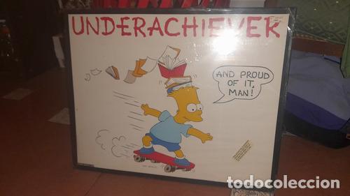 Otros Art&iacute;culos de Coleccionismo en Papel: skate retro afiche bart simpsons original 90s retro cuadro