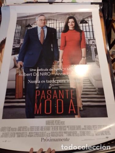Otros Art&iacute;culos de Coleccionismo en Papel: pasante de moda robert de niro ane hathaway poster la plata