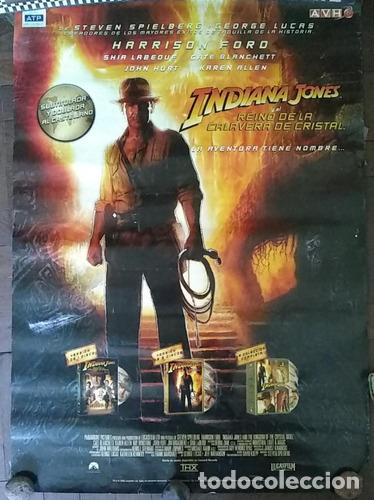 Otros Art&iacute;culos de Coleccionismo en Papel: poster de indiana jones el reino de la calavera de cristal