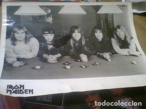 Otros Art&iacute;culos de Coleccionismo en Papel: iron maiden poster lamina foto promocional rara retro kxz