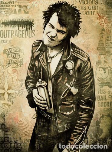 Otros art&iacute;culos de coleccionismo en papel: poster laminas afiches sex pistols sid vicious 30x45