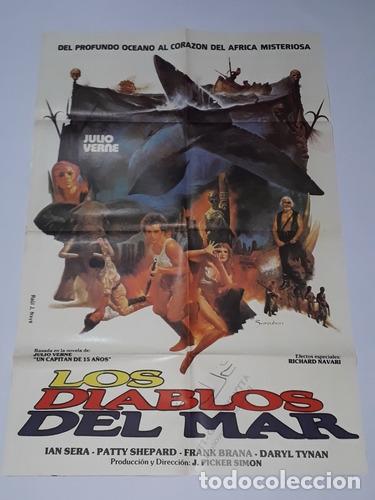 Otros Art&iacute;culos de Coleccionismo en Papel: los diablos del mar afiche cine julio verne isera kk30