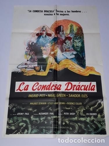Otros Art&iacute;culos de Coleccionismo en Papel: la condesa dracula afiche poster cine original ss14