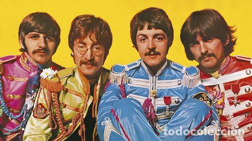 Otros art&iacute;culos de coleccionismo en papel: poster the beatles 40x70 vinilo premium