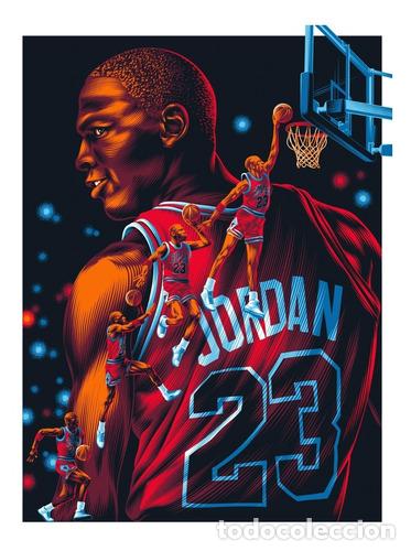 Otros Art&iacute;culos de Coleccionismo en Papel: poster michael jordan 40x70 vinilo premium