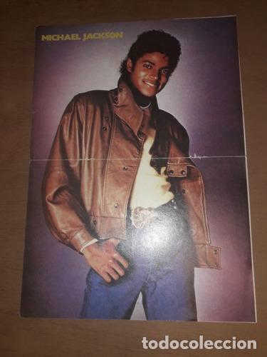 Otros Art&iacute;culos de Coleccionismo en Papel: poster michael jackson y nota a almendra arco iris