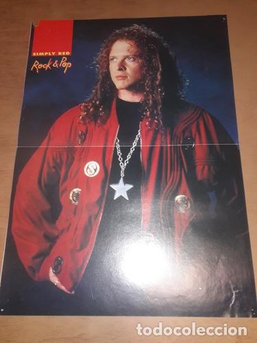 Otros Art&iacute;culos de Coleccionismo en Papel: poster simply red rock pop whitney houston