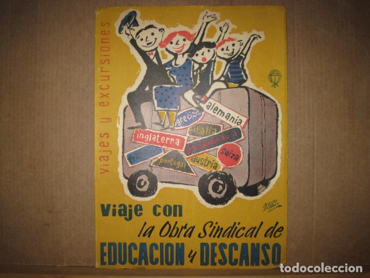 Sammelleidenschaft Andere Papierartikel: VIAJE CON LA OBRA SINDICAL DE EDUCACION Y DESCANSO-VER FOTOS-(K-9653)