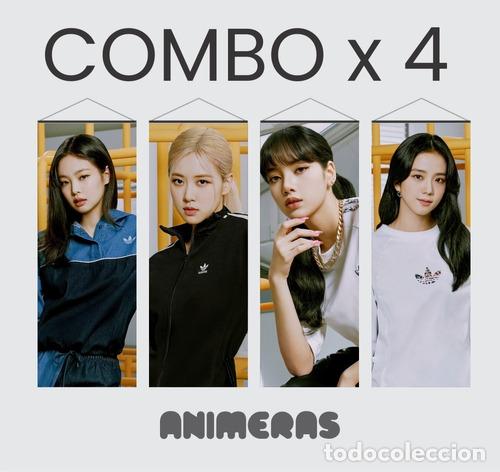 Otros art&iacute;culos de coleccionismo en papel: combo blackpink adidas x 4 animeras