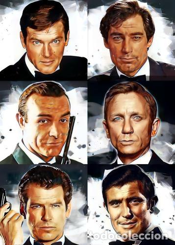 Otros Art&iacute;culos de Coleccionismo en Papel: 78 james bond vinilo autoadhesivo 100x60m