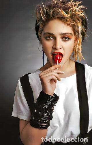 Otros Art&iacute;culos de Coleccionismo en Papel: 125 madonna poster vinilo autoadhesivo 100x60m
