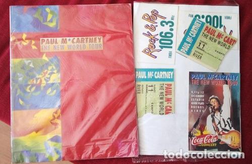 Otros Art&iacute;culos de Coleccionismo en Papel: paul mccartney book tour con tickets y stickers