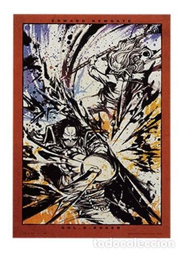 Otros Art&iacute;culos de Coleccionismo en Papel: poster one piece edward newgate vs gol d roger ichiban kuji