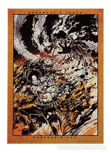 Otros Art&iacute;culos de Coleccionismo en Papel: poster one piece teach vs portgas d ace bandai ichiban kuji