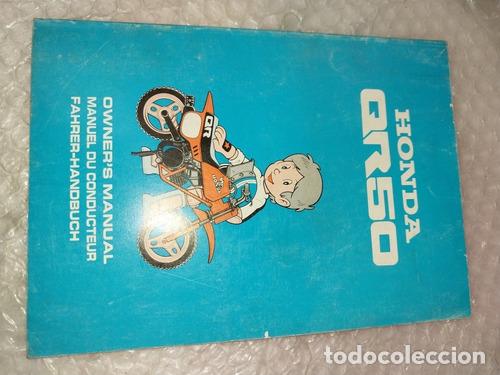 Otros Art&iacute;culos de Coleccionismo en Papel: manual moto honda qr 50