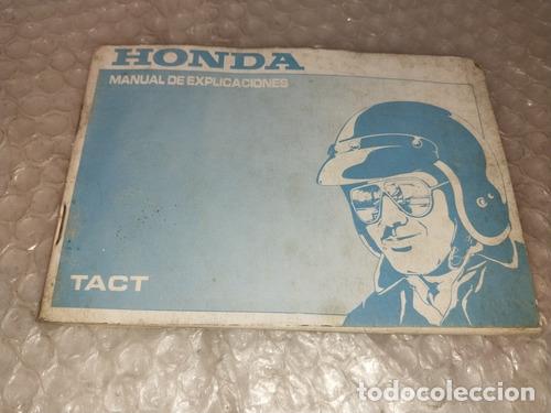 Otros Art&iacute;culos de Coleccionismo en Papel: manual moto honda tact 50