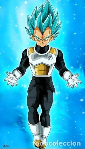 Otros Art&iacute;culos de Coleccionismo en Papel: poster adhesivo goku vegeta dragon ball z super 40x70cm 408