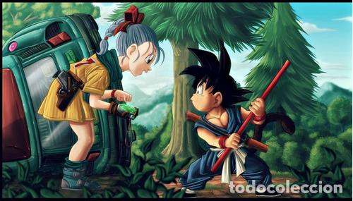 Otros Art&iacute;culos de Coleccionismo en Papel: poster adhesivo goku vegeta dragon ball z super 40x70cm 411