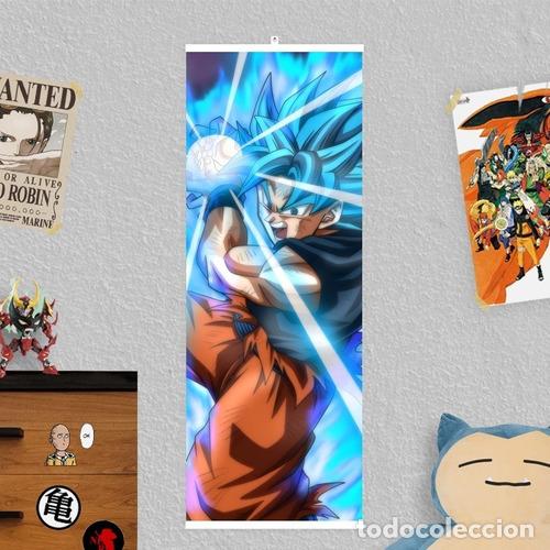 Otros Art&iacute;culos de Coleccionismo en Papel: lona de goku blue animeras