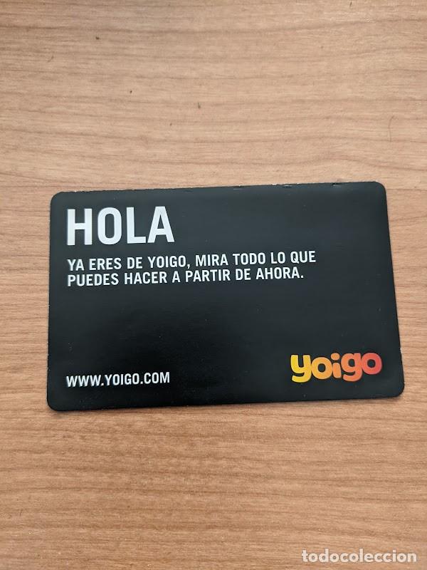 Paper Collecting Others: TARJETA YOIGO CON FUNDA