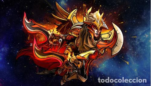 Otros art&iacute;culos de coleccionismo en papel: poster legion commander dota 2 auto adhesivo 40x70cm 317