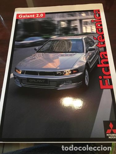 Otros Art&iacute;culos de Coleccionismo en Papel: follero publicitario mitsubishi galant