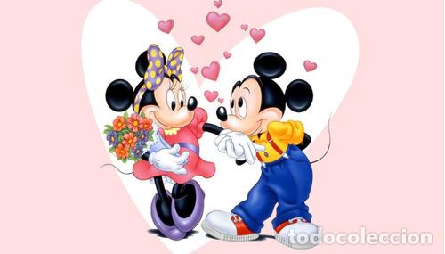 Otros art&iacute;culos de coleccionismo en papel: poster mickey y minnie mouse vinilo adhesivo 40x70cm 505