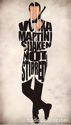 Otros Art&iacute;culos de Coleccionismo en Papel: poster james bond adhesivo 40x70cm 528