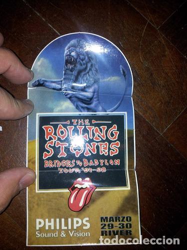 Otros Art&iacute;culos de Coleccionismo en Papel: calcomania the rolling stones bridges to babylon tour bs as