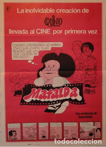 Otros Art&iacute;culos de Coleccionismo en Papel: afiche mafalda la pelicula original cine inconseguible