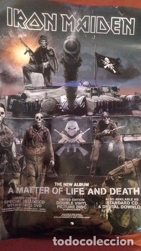 Otros Art&iacute;culos de Coleccionismo en Papel: iron maiden a matter of life and death poster 2006 usa