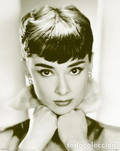 Otros Art&iacute;culos de Coleccionismo en Papel: clasico poster de audrey hepburn sepia 50 x 40 cm
