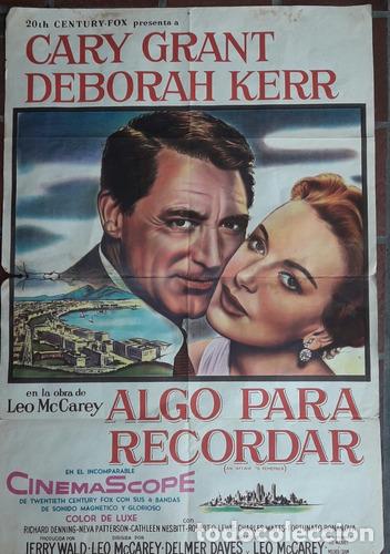 Otros art&iacute;culos de coleccionismo en papel: afiche algo para recordar cary grant debora keer