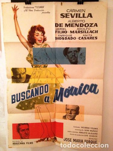 Otros Art&iacute;culos de Coleccionismo en Papel: afiches de cine buscando a monica carmen sevilla