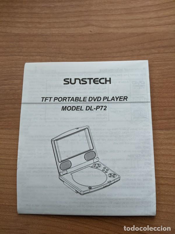 Collectionnisme Papier divers: MANUAL TFT PORTABLE DVD PLAYER SUNSTECH MOD. DL-P72