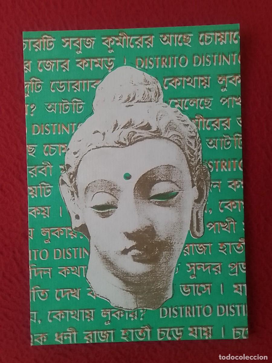 Otros Art&iacute;culos de Coleccionismo en Papel: ANTIGUA TARJETA TIPO POSTAL DISTRITO BUDDHA ARRIVES TO BARCELONA, ASIAN RAPTURE..CALLE ARAG&Oacute;N..BUDA.