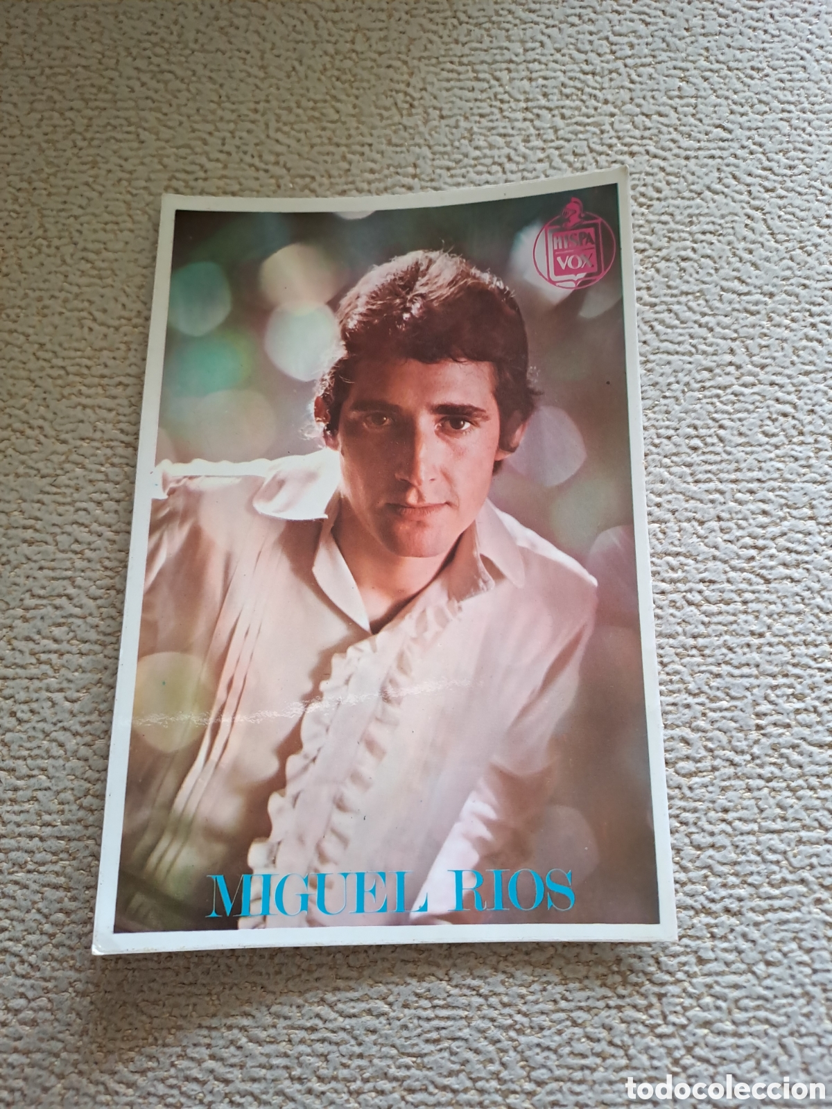 Otros Art&iacute;culos de Coleccionismo en Papel: POSTAL PROMOCIONAL HISPAVOX DISCOFRAFIA MIGUEL RIOS