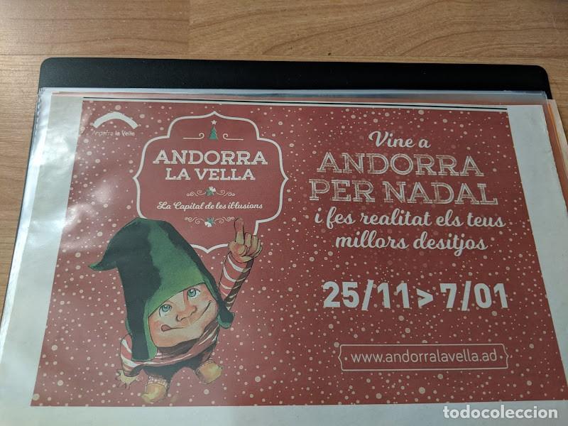 Collectionnisme Papier divers: ANUNCIO ANDORRA LA VELLA NADAL