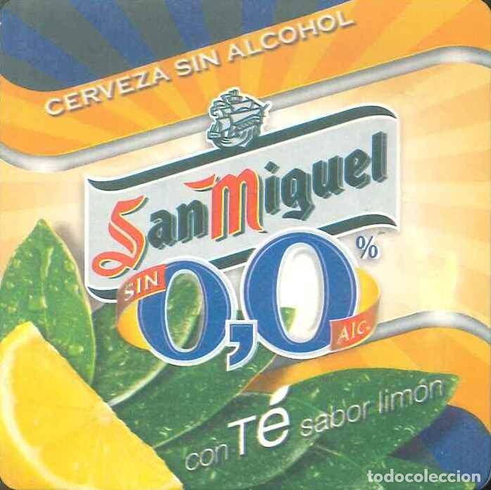Otros art&iacute;culos de coleccionismo en papel: POSAVASOS - CERVEZA - SAN MIGUEL - CON TE SABOR LIMON - SIN ALCOHOL 0,0 ALC.