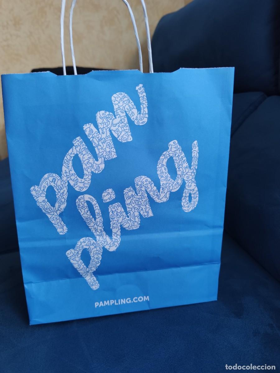 Otros Art&iacute;culos de Coleccionismo en Papel: Bolsa de Papel Publicidad de la tienda de camisetas y complementos Pam Pling.