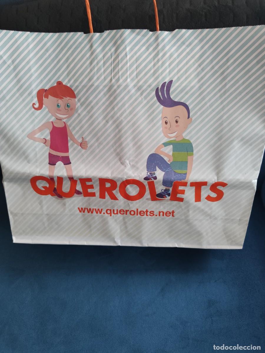 Otros Art&iacute;culos de Coleccionismo en Papel: Bolsa de Papel Publicidad de la zapater&iacute;a infantil QUEROLETS de Barcelona.