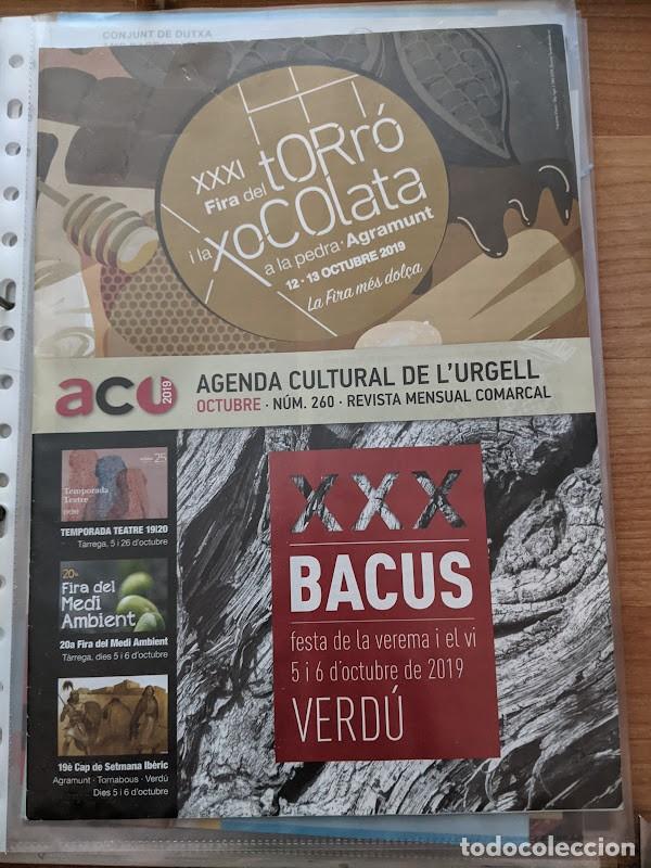 Paper Collecting Others: FOLLETO AGENDA CULTURAL DE L'URGELL OCTUBRE 2019