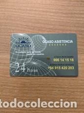 Otros Art&iacute;culos de Coleccionismo en Papel: TARJETA OCASO ASISTENCIA